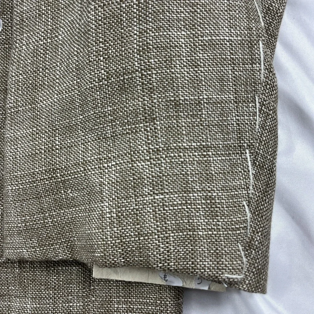Doriani Light Brown Linen Wool Unstructured Blazer Mens 44R ID02PM304A NWT